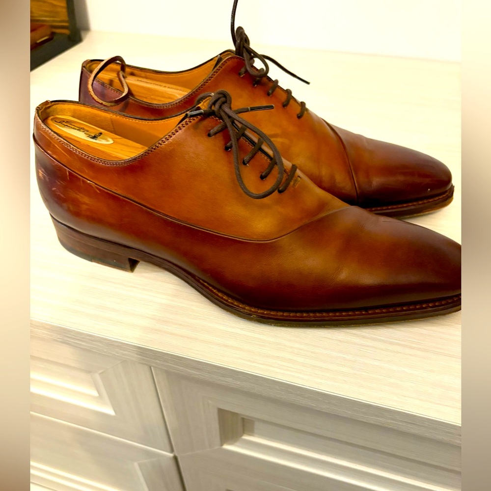 Magnanni Dress Shoes Vaughan Tobacco / Cognac Sz 7
